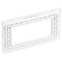 BG Evolve 4 Module Euro Front Plate Pearlescent White