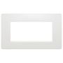 BG Evolve 4 Module Euro Front Plate Pearlescent White