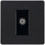 BG Evolve Co-Ax Aerial Socket TV FM Matt Black