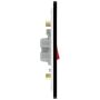 BG Evolve 45A Double Pole Switch with LED Matt Black