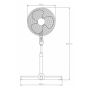 Airmaster 16 Inch Pedestal Fan 3 Speed