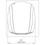Airforce Hand Dryer BC0323 White 1100W 