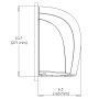 Airforce Hand Dryer BC0323 White 1100W 
