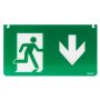 Robus LED Exit Legend Arrow Down
