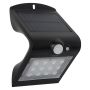 ROBUS LED Solar Wall Light PIR 1.5W IP65 4000K Black
