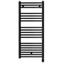 Rointe Elba Oval Heated Towel Rail 500W Black 50x121cm #