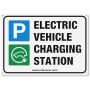 Rolec EV A4 Aluminium EV Parking Sign