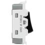 BG Evolve Grid 20A Switch Module 2 Way SP Black
