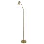 Searchlight Jolly Floor Lamp with Flexible Head Antique Brass