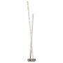 Searchlight Clover Floor Lamp Chrome with Clear Crystal