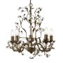 Searchlight Almandite Chandelier 5 Light Dimmable Gold