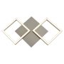 Searchlight Wall Art 2 LED Wall Light Satin Silver