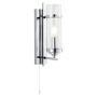 Searchlight Milo Wall Light Chrome with Glass