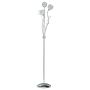 Searchlight Bellis II 3 Floor Lamp Chrome with Clear Glass