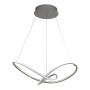 Searchlight Magic LED Pendant Dimmable Satin Silver