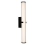 Searchlight Clamp LED Wall Light Dimmable Black IP44