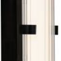 Searchlight Clamp LED Wall Light Dimmable Black IP44