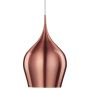 Searchlight Vibrant Pink Metal Bell Pendant Large