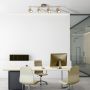 Searchlight Samson Bar Spotlight 4 Lights Dimmable Antique Brass IP44