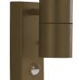 Searchlight Metro Outdoor Up and Down Wall Light Rustic Brown IP44