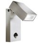 Searchlight Metro LED Outdoor Wall Light with PIR Aluminium