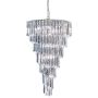 Searchlight Sigma 9 Light Chandelier Chrome