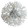 Searchlight Sunburst Wall light Chrome with Glass Beads