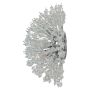 Searchlight Sunburst Wall light Chrome with Glass Beads