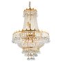Searchlight Versailles 9 Light Chandelier Gold with Crystal