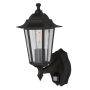 Searchlight Alex Outdoor Lantern Light PIR Victorian Black