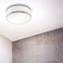 Searchlight Bathroom Ceiling Light Round 23cm Chrome