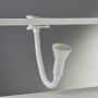 Searchlight Electric Flexible Clip On Desk Light White