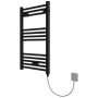 Rointe Elba Cable Heated Towel Rail 300W Black 50x116cm