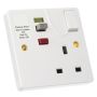 Timeguard Switched RCD Socket 13A Latching 1 Gang DP White
