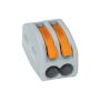 Wago 222-412 4mm 2-Way Lever Connector 32A 50 Pack