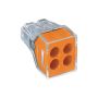 Wago 773-104 2.5mm 4-Way Push Connector 24A 100 Pack