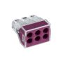 Wago 773-106 2.5mm 6-Way Push Connector 24A 50 Pack