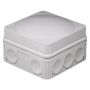 Wiska 108/5 76x76mm Junction Box with Wago Connectors Grey