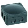 Wiska 308 85x85mm Weatherproof Junction Box Black
