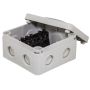 Wiska 407/5 95x95mm Junction Box with Wago Connectors Grey