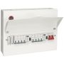 Wylex 10 Way Dual RCD Consumer Unit High Integrity Populated WNM1769