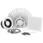 Xpelair AL100 100mm Inline Fan Kit