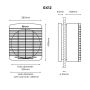 Xpelair GX12 12 Inch Window Fan Intake Extract 90012AW