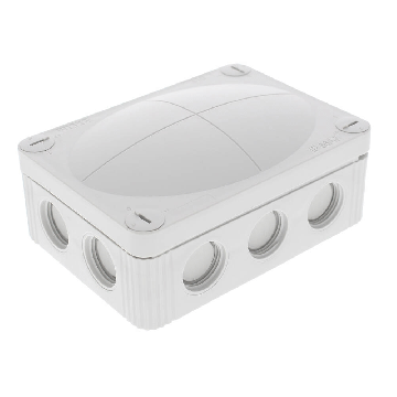 Image of Wiska Combi 310 117x85mm Weatherproof Junction Box Grey
