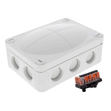Image of Wiska Combi 310 Junction Box Wago Terminal Block IP67 Grey