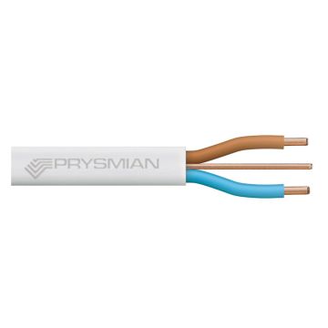 Image of 6242BH 2.5mm LSF Flat Twin and Earth Cable White 100M