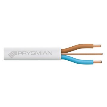 Image of 6242BH 6mm LSF Flat Twin and Earth Cable White 100M
