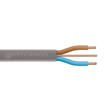 Image of 6242YH 1.5mm Flat Twin and Earth Cable PVC Grey 100M