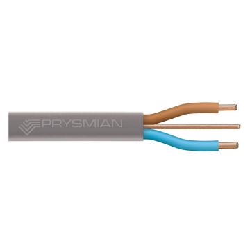 Image of 6242YH 2.5mm Flat Twin and Earth Cable PVC Grey 100M