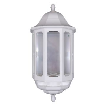 Image of ASD Half Lantern Wall Light BC White